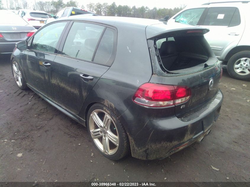 2013 VOLKSWAGEN GOLF R W/SUNROOF & NAVI WVWPF7AJ1DW010326