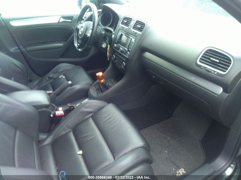 2013 VOLKSWAGEN GOLF R W/SUNROOF & NAVI WVWPF7AJ1DW010326