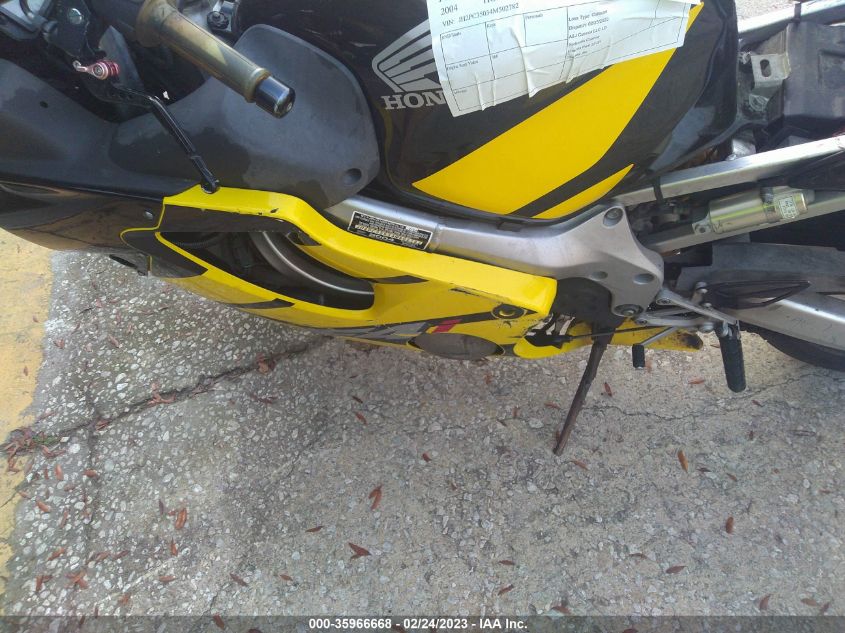 2004 HONDA CBR600 F4 - JH2PC35034M502782