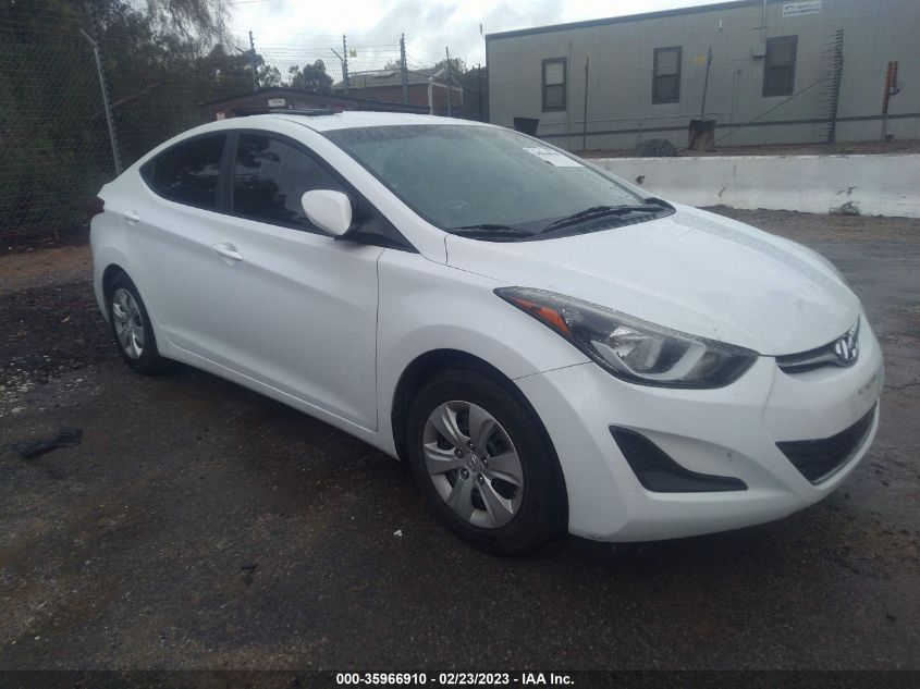 2016 HYUNDAI ELANTRA SE - 5NPDH4AE1GH754470