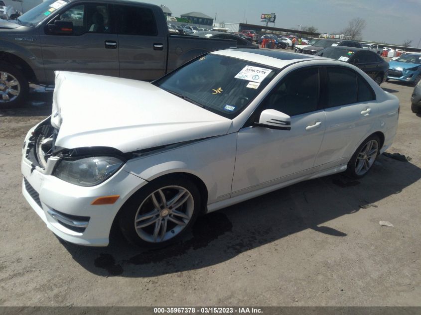 WDDGF4HB5EA961386 2014 MERCEDES-BENZ C-CLASS - Image 2