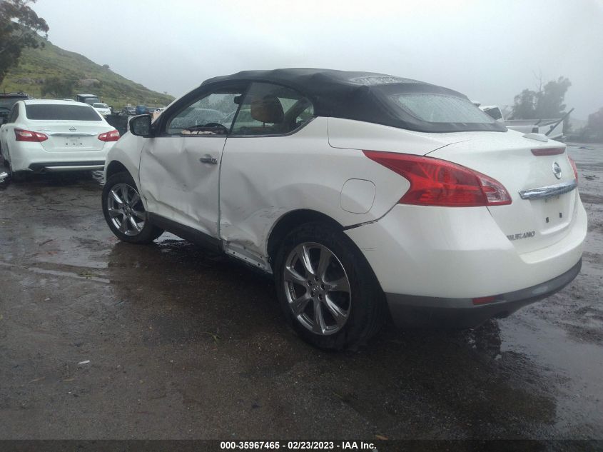 2014 NISSAN MURANO CROSSCABRIOLET JN8AZ1FY9EW302151