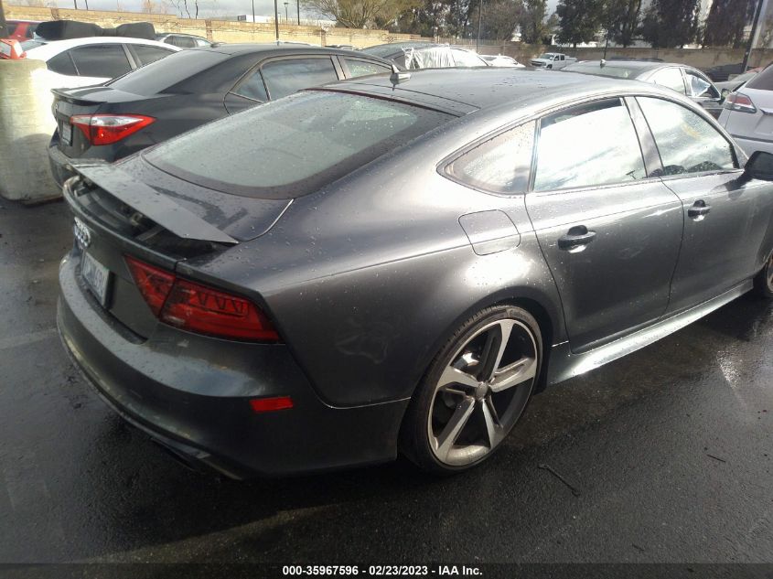 2014 AUDI RS 7 PRESTIGE WUAW2AFC6EN900636