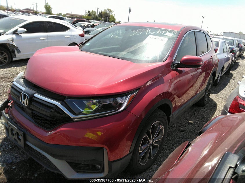 VIN 5J6RW2H5XML015136 2021 HONDA CR-V EX