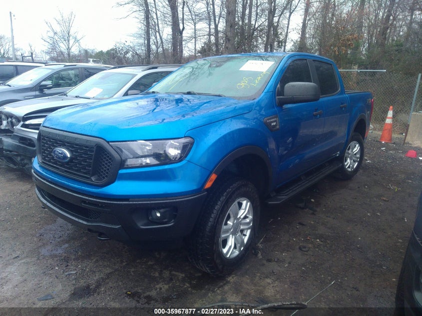 VIN 1FTER4FH7MLD21487 2021 FORD RANGER XL/XLT/LARIAT