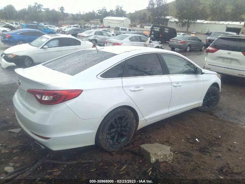 2015 HYUNDAI SONATA 2.4L SE - 5NPE24AF4FH259211