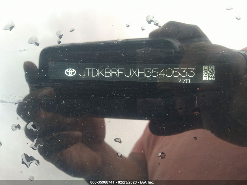 2017 TOYOTA PRIUS TWO/TWO ECO/THREE - JTDKBRFUXH3540533