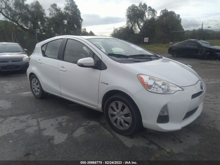 2014 TOYOTA PRIUS C ONE/THREE/TWO/FOUR - JTDKDTB35E1072044