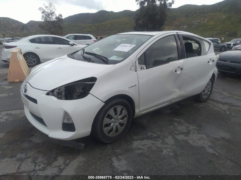 2014 TOYOTA PRIUS C ONE/THREE/TWO/FOUR - JTDKDTB35E1072044