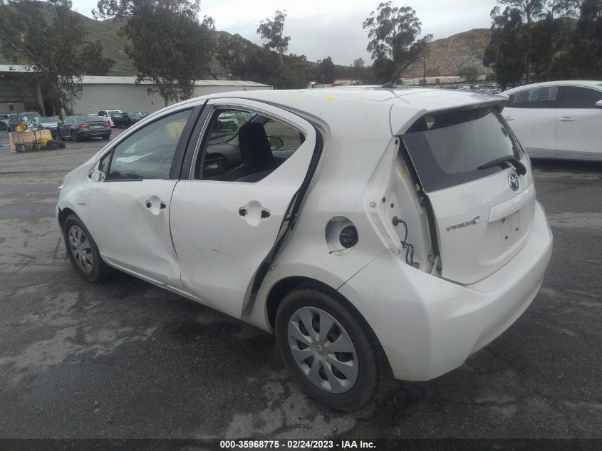 2014 TOYOTA PRIUS C ONE/THREE/TWO/FOUR - JTDKDTB35E1072044