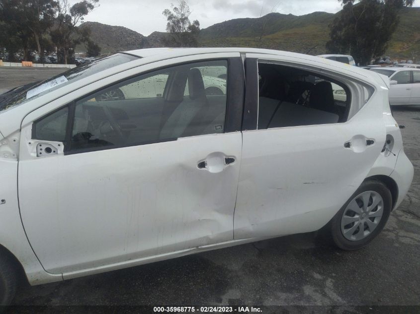 2014 TOYOTA PRIUS C ONE/THREE/TWO/FOUR - JTDKDTB35E1072044