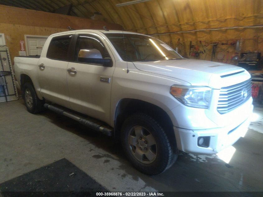 2014 TOYOTA TUNDRA 4WD TRUCK PLATINUM/1794 - 5TFAY5F1XEX333184