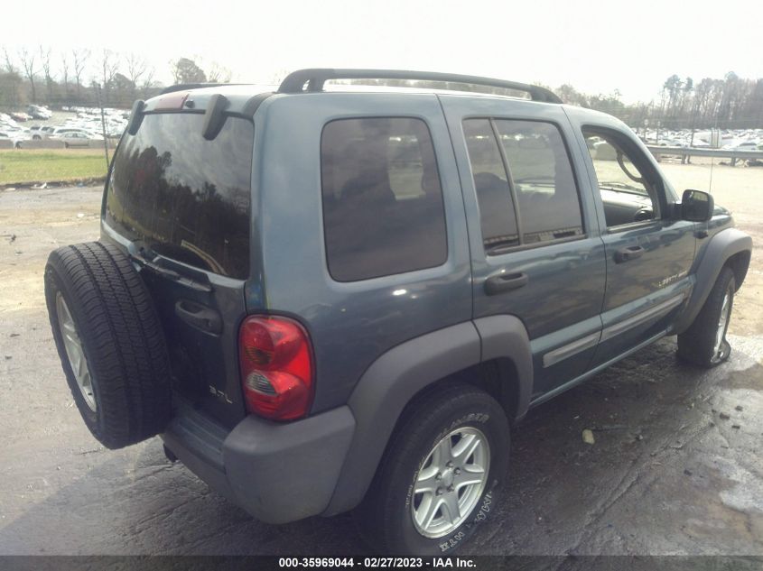 1J4GL48K62W276258 2002 JEEP LIBERTY SPORTphoto 4