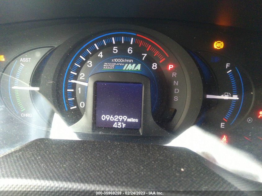 2013 HONDA INSIGHT EX - JHMZE2H74DS001537