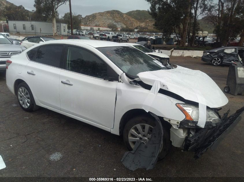 2015 NISSAN SENTRA S - 3N1AB7AP7FY296929