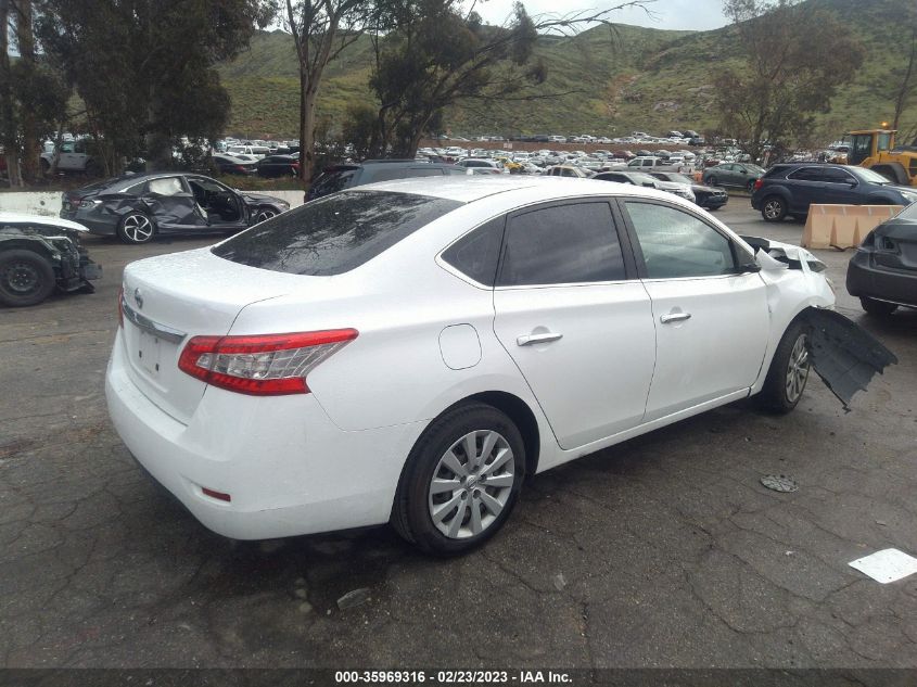 2015 NISSAN SENTRA S - 3N1AB7AP7FY296929