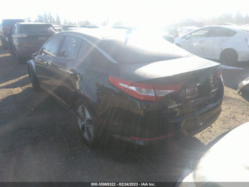 2013 KIA OPTIMA HYBRID EX - KNAGM4AD1D5042307