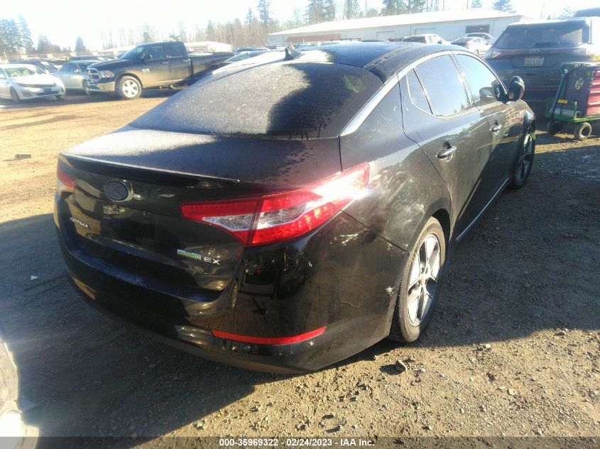 2013 KIA OPTIMA HYBRID EX - KNAGM4AD1D5042307