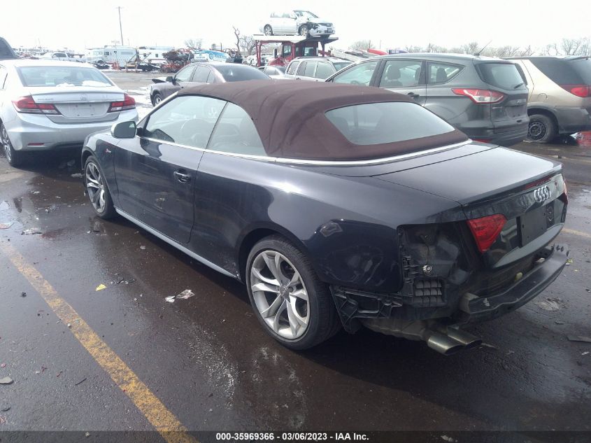 2013 AUDI S5 PREMIUM PLUS WAUCGAFHXDN006955