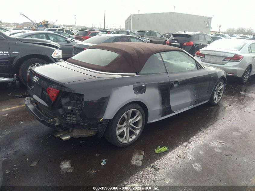 2013 AUDI S5 PREMIUM PLUS WAUCGAFHXDN006955