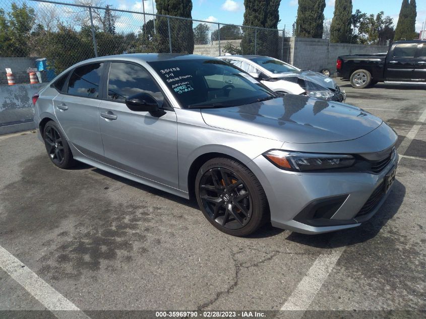 2022 HONDA CIVIC SEDAN SPORT - 2HGFE2F52NH604096