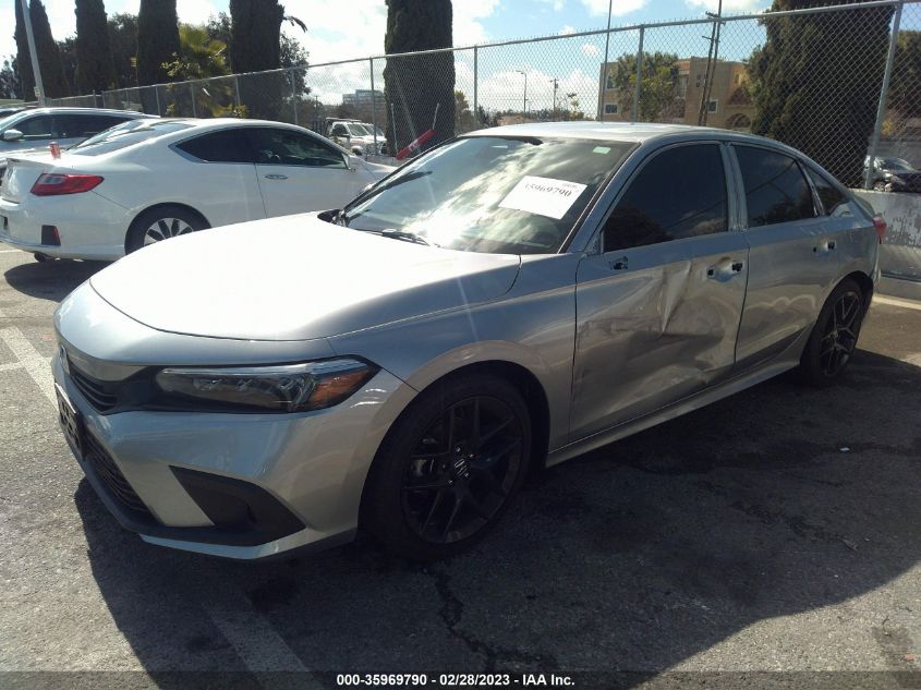 2022 HONDA CIVIC SEDAN SPORT - 2HGFE2F52NH604096