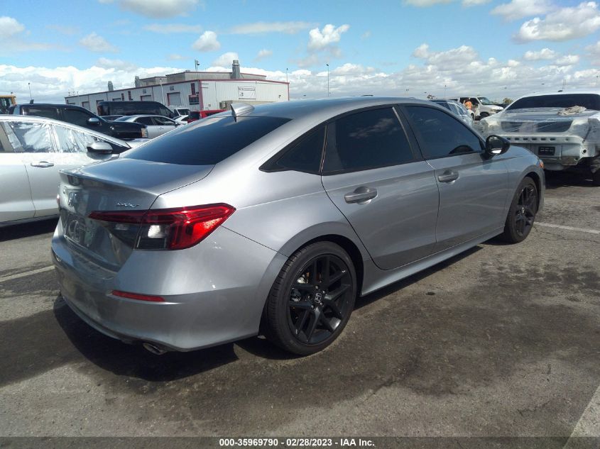 2022 HONDA CIVIC SEDAN SPORT - 2HGFE2F52NH604096