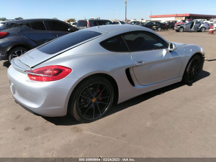 2015 PORSCHE CAYMAN S/GTS WP0AB2A80FK183010