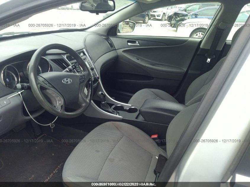 2013 HYUNDAI SONATA GLS PZEV 5NPEB4AC5DH633442
