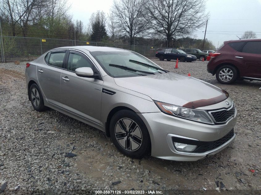 2013 KIA OPTIMA HYBRID LX - KNAGM4AD1D5058362