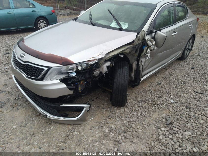 2013 KIA OPTIMA HYBRID LX - KNAGM4AD1D5058362