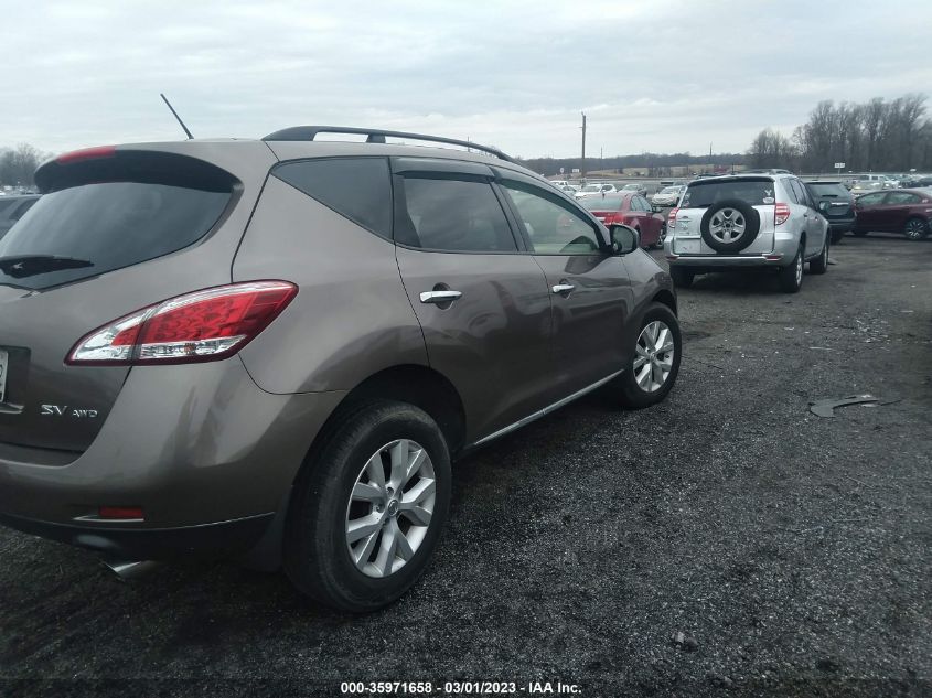 2014 NISSAN MURANO SV - JN8AZ1MW8EW530045