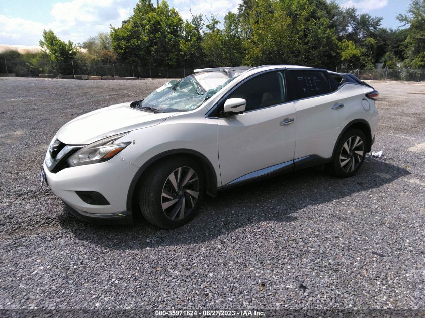 2016 NISSAN MURANO PLATINUM - 5N1AZ2MH1GN164792