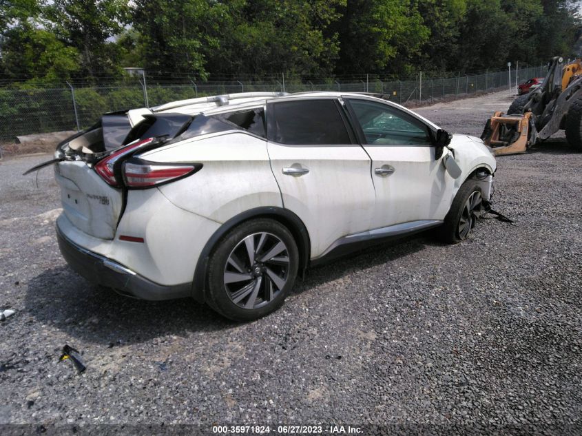2016 NISSAN MURANO PLATINUM - 5N1AZ2MH1GN164792