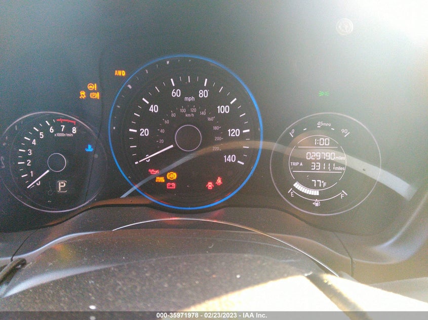 VIN 3CZRU6H16KG720603 2019 HONDA HR-V SPORT
