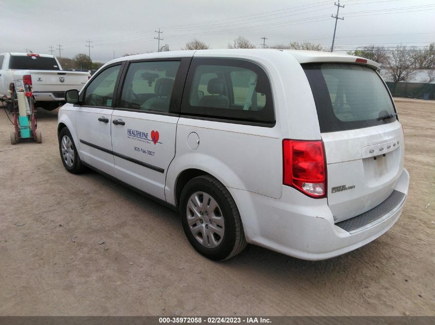2015 DODGE GRAND CARAVAN AMERICAN VALUE PKG - 2C4RDGBG9FR615790