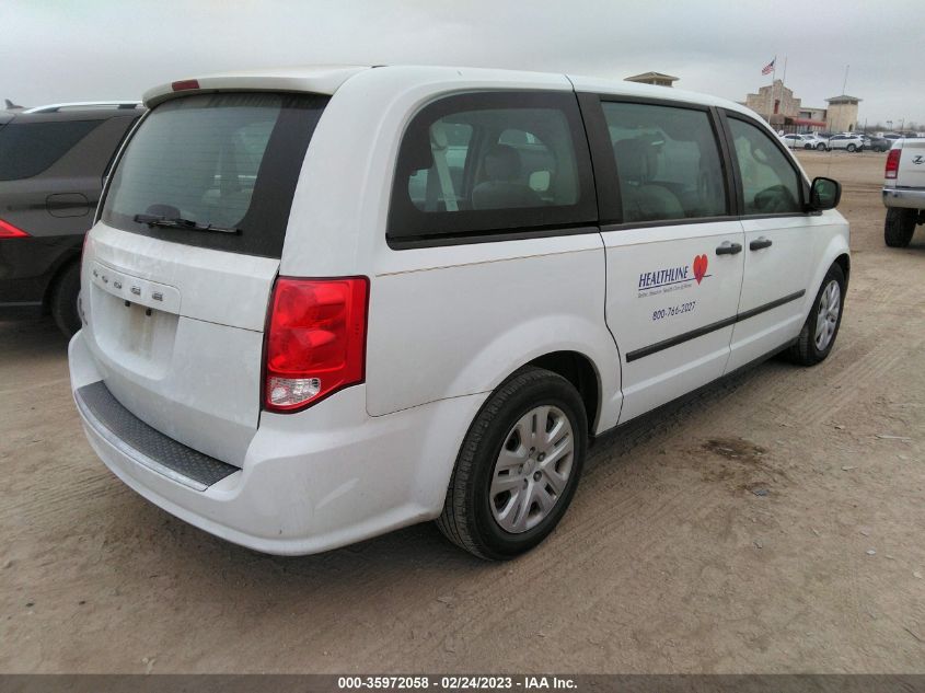 2015 DODGE GRAND CARAVAN AMERICAN VALUE PKG - 2C4RDGBG9FR615790
