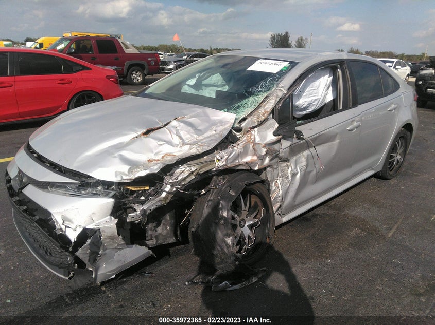 VIN 5YFEPRAE2LP130338 2020 TOYOTA COROLLA LE
