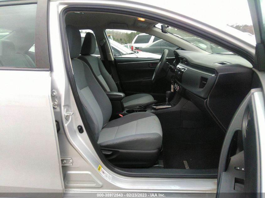 2015 TOYOTA COROLLA L/LE/S/S PLUS/LE PLUS - 2T1BURHE4FC409988