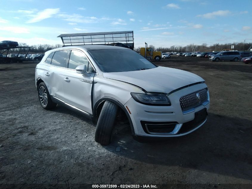 2019 LINCOLN NAUTILUS RESERVE - 2LMPJ8L99KBL39779