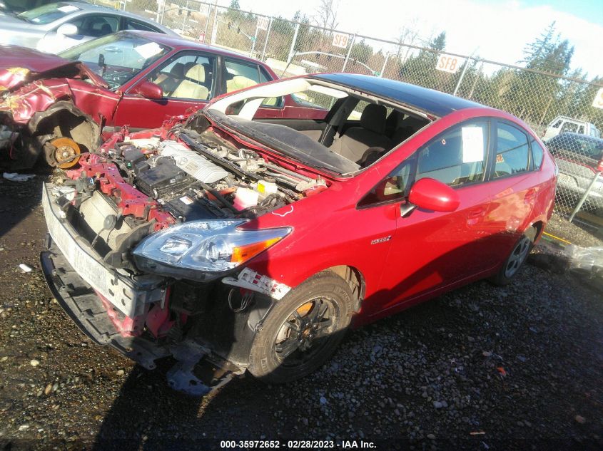 2015 TOYOTA PRIUS FOUR - JTDKN3DU6F0456005