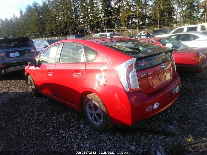 2015 TOYOTA PRIUS FOUR - JTDKN3DU6F0456005