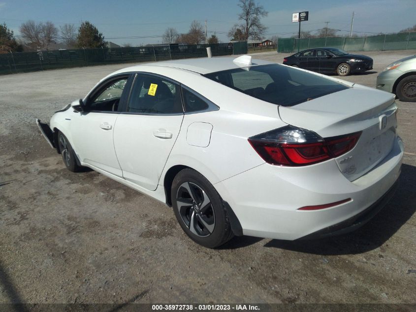 2022 HONDA INSIGHT EX 19XZE4F52NE000969