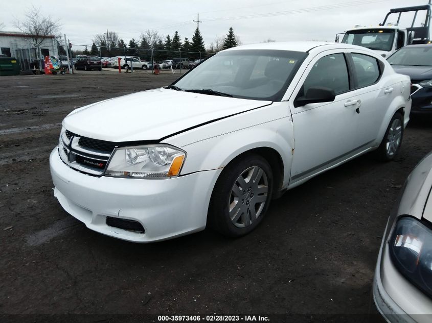 2014 DODGE AVENGER SE - 1C3CDZAB8EN161846