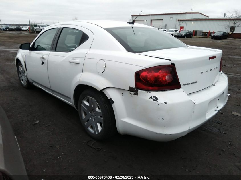 2014 DODGE AVENGER SE - 1C3CDZAB8EN161846