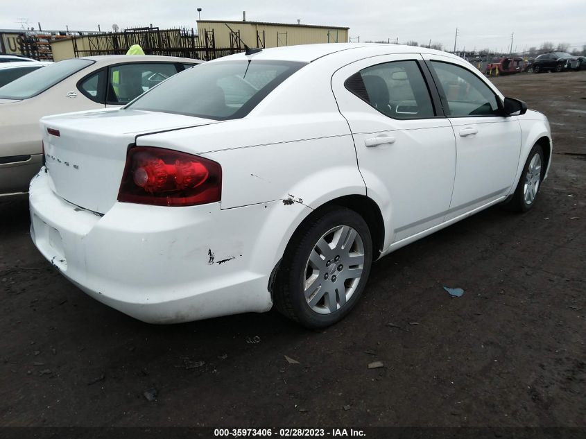 2014 DODGE AVENGER SE - 1C3CDZAB8EN161846