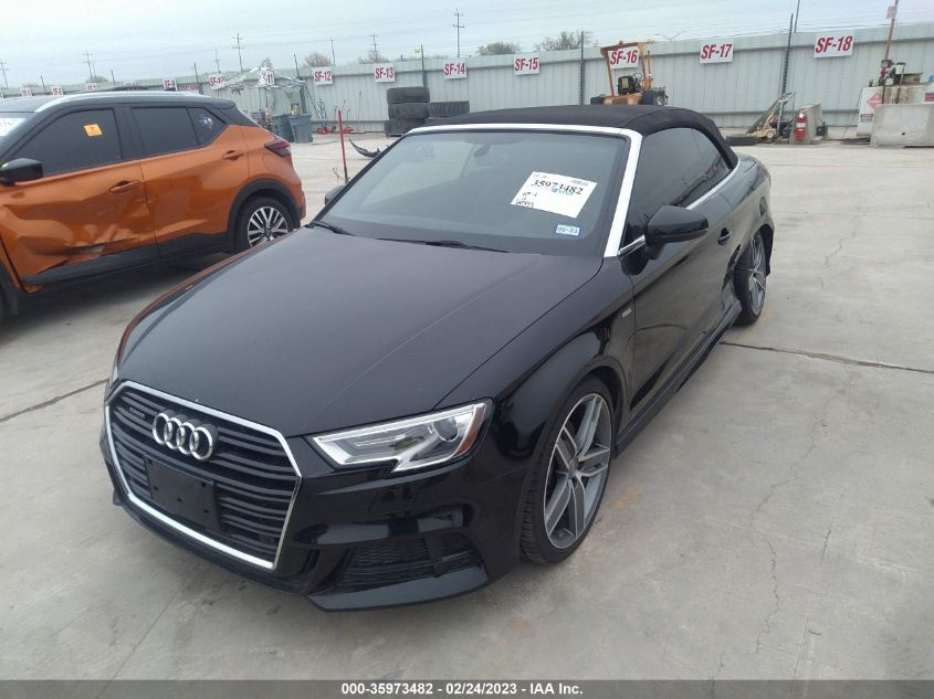 2018 AUDI A3 CABRIOLET PREMIUM PLUS - WAUY8LFF3J1016856