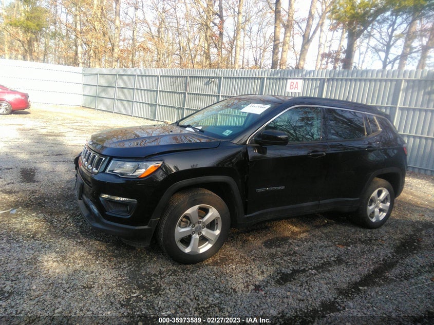 VIN 3C4NJDBB8MT507634 2021 JEEP COMPASS LATITUDE