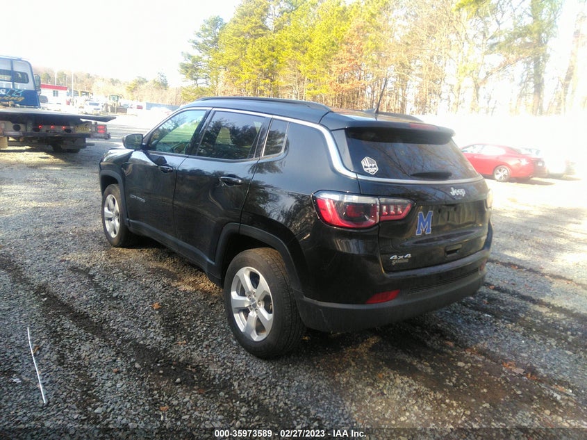 VIN 3C4NJDBB8MT507634 2021 JEEP COMPASS LATITUDE