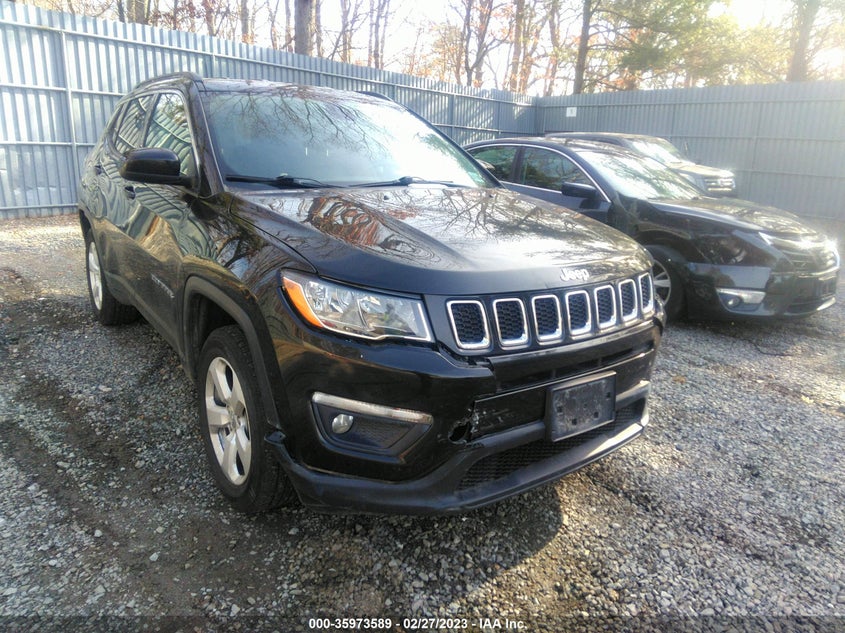 VIN 3C4NJDBB8MT507634 2021 JEEP COMPASS LATITUDE